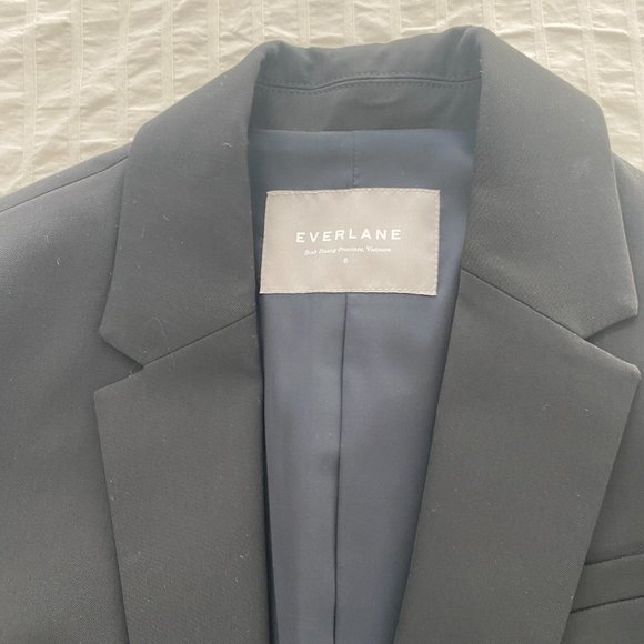Black Everlane blazer size 6 - Picture 2 of 2